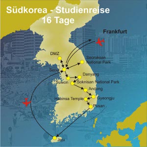 Auf den Spuren der Silla Studienreise Südkorea, 16 Tage